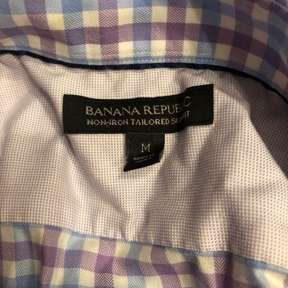 Banana Republic Gingham Long Sleeve Button Down Shirt - Picture 2 of 3